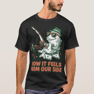 釣り人の逆襲 面白い魚 Tシャツ