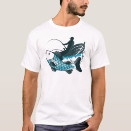 釣り人の釣果 - 釣りの喜び Tシャツ