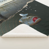 釣り人は​​​​​楽に進む。ハッピー魚釣り シェルパブランケット (3/4)