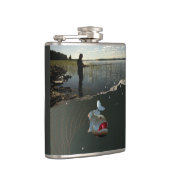 釣り人は​​​​​楽に進む。ハッピー魚釣り フラスク (右)