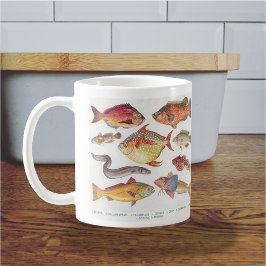 釣り人へ - ヴィンテージの魚のイラスト コーヒーマグカップ