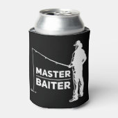 釣り人または魚釣り愛好家T市のマスターベイター 缶クーラー (缶正面)