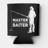釣り人または魚釣り愛好家T市のマスターベイター 缶クーラー (正面)