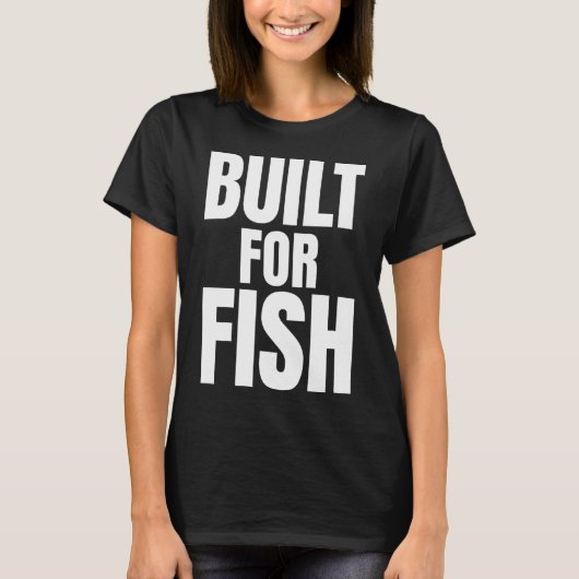 釣り人向けの名言 Tシャツ (正面)