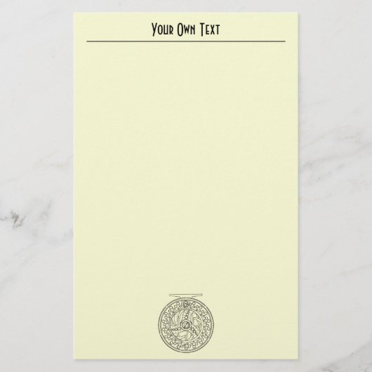 釣り人釣り用フライ釣りリール 便箋 (正面)