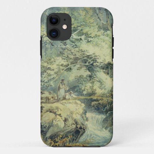 釣り人1794年(w/c紙のグラファイトに) Case-Mate iPhoneケース (裏面)