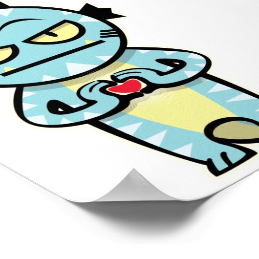 釣り人 ポスター (角)