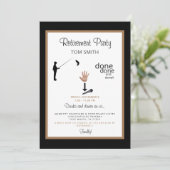 釣り人 マイクドロップ 引退パーティー招待状 招待状 (スタンド正面)