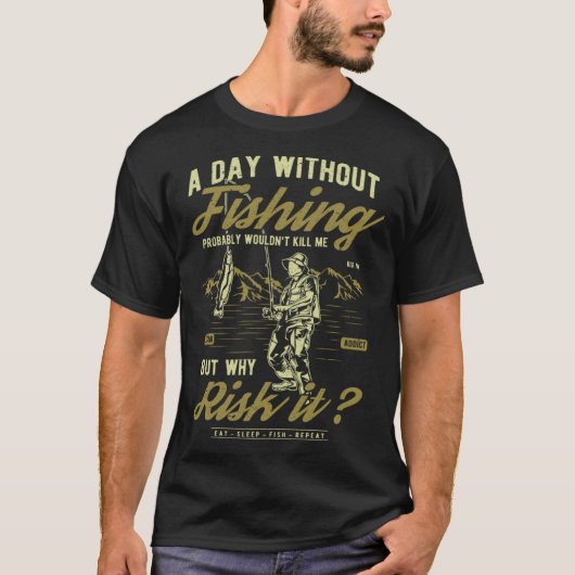 釣り人 釣り スポーツ 1 Tシャツ (正面)