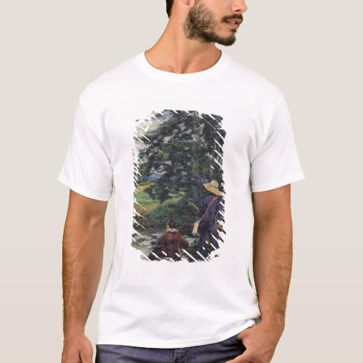 釣り人、c.1885 tシャツ (正面)