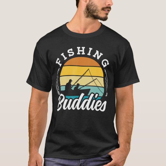 釣り仲間 バディ・フィッシャー 釣り人へのギフト Tシャツ (正面)