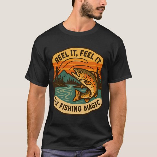 釣り伝説に生まれつく者 Tシャツ (正面)