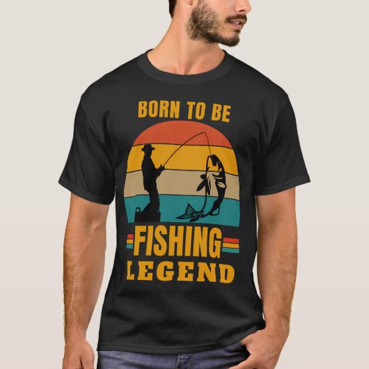 釣り伝説に生まれつく Tシャツ (正面)