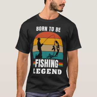 釣り伝説に生まれつく Tシャツ