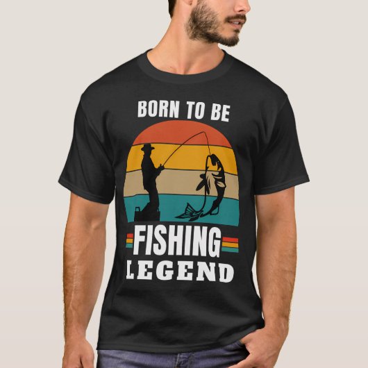 釣り伝説に生まれつく Tシャツ (正面)