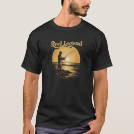 釣り伝説の夕焼けTシャツ Tシャツ