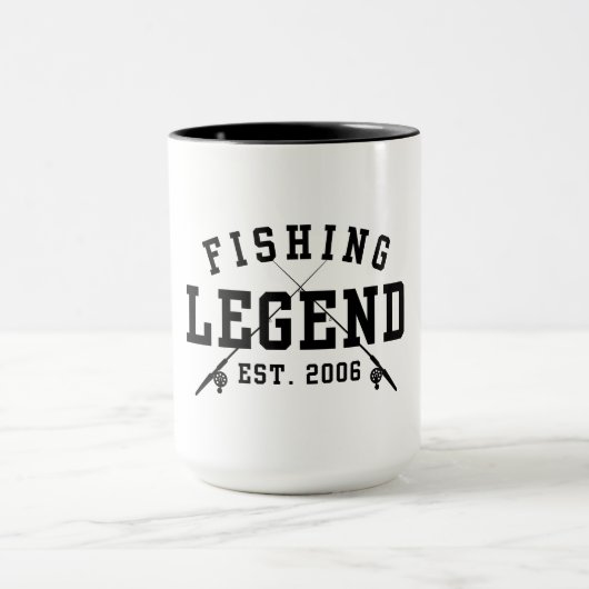 釣り伝説 2006年創業 マグカップ (中央)