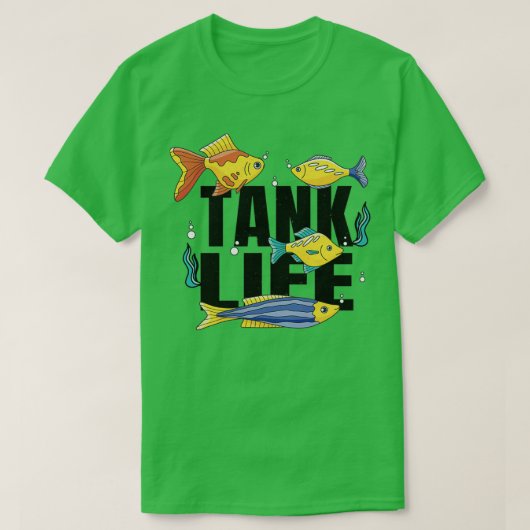 釣り係水族館飼育係の塩水汲み器5 Tシャツ (デザイン正面)