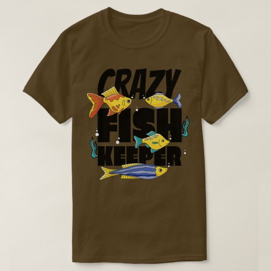 釣り係水族館飼育係の釣り係員の塩水2 Tシャツ (デザイン正面)