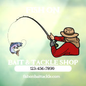 釣り具・ルアーショップのカスタマイズ ウィンドウサイン (シート3)