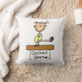 釣り合い梁の女の子 クッション (ブランケット)