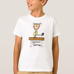 釣り合い梁の女の子 Tシャツ