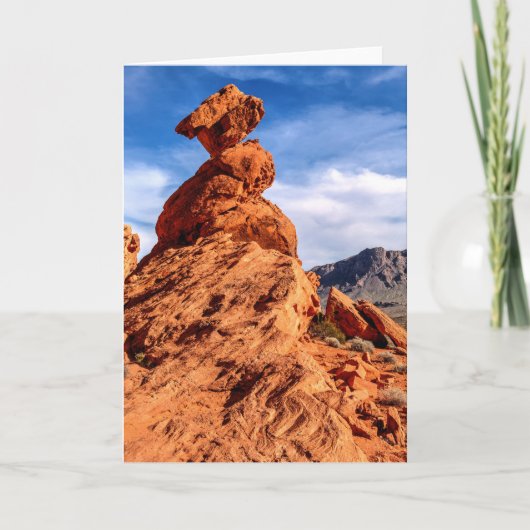 釣り合った石 カード (正面)