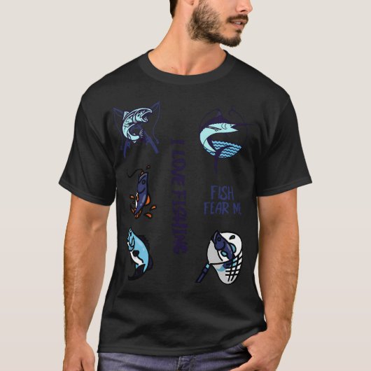 釣り大会- フィッシング Tシャツ (正面)