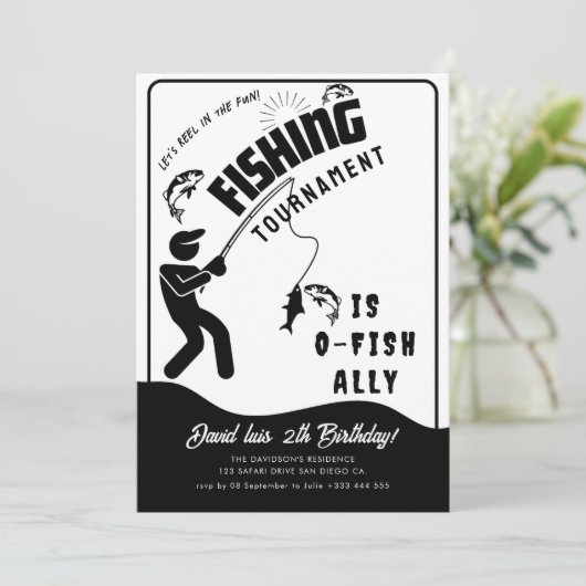 釣り大会 招待状 (スタンド正面)