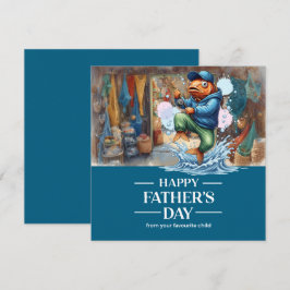 釣り好きなパパへの父の日 カード