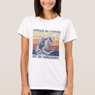 釣り好きな少年へのギフト B フィッシング フー Tシャツ