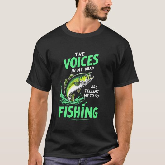 釣り好きにはたまらない喜び Tシャツ (正面)