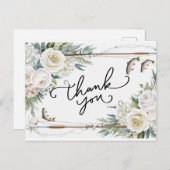 釣り好きに感謝を魚と花で ポストカード (正面/裏面)