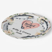 釣り好きのためのウェディングアイテム ペーパープレート (アングル)