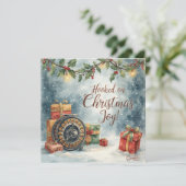 釣り好きのためのクリスマス シーズンカード (スタンド正面)