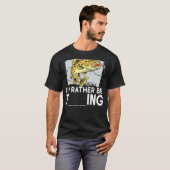 釣り好きのためのグリーンジョーク Tシャツ (正面フル)