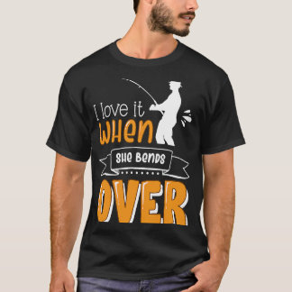 釣り好きのための楽しいアイスフィッシング Tシャツ