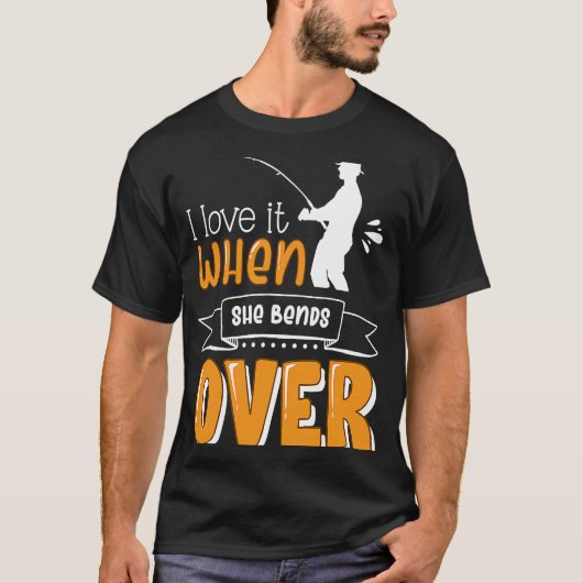釣り好きのための楽しいアイスフィッシング Tシャツ (正面)