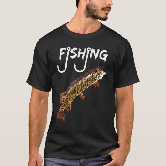 釣り好きのための釣り趣味の誕生日ギフトアイデア Tシャツ (正面)
