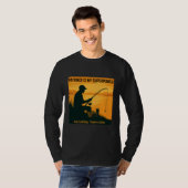 釣り好きのための面白いデザイン Tシャツ (正面フル)