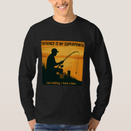 釣り好きのための面白いデザイン Tシャツ