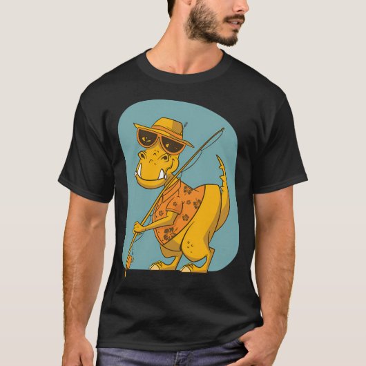 釣り好きのための面白いフレーズ Tシャツ (正面)