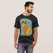釣り好きのための面白いフレーズ Tシャツ (正面フル)