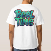 釣り好きのための面白い釣りデザイン ギフト Tシャツ (裏面)