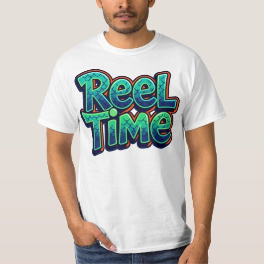 釣り好きのための面白い釣りデザイン ギフト Tシャツ (正面)