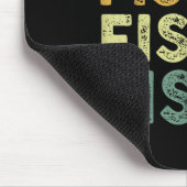 釣り好きのための面白Tシャツ 釣りが趣味のパパに マウスパッド (コーナー)