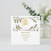 釣り好きのための魚の結婚式テーマ セーブザデート (スタンド正面)