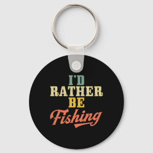 釣り好きのための I'd Rather Be Fishing Spo キーホルダー