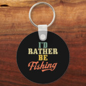 釣り好きのための I'd Rather Be Fishing Spo キーホルダー (正面)