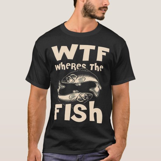 釣り好きのための「Just Hook It」Tシャツ 釣り Tシャツ (正面)